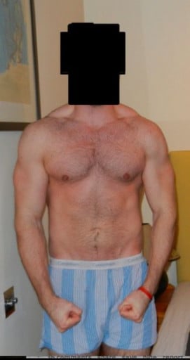 A picture of a 6'0" male showing a snapshot of 191 pounds at a height of 6'0