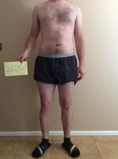A picture of a 5'11" male showing a snapshot of 199 pounds at a height of 5'11