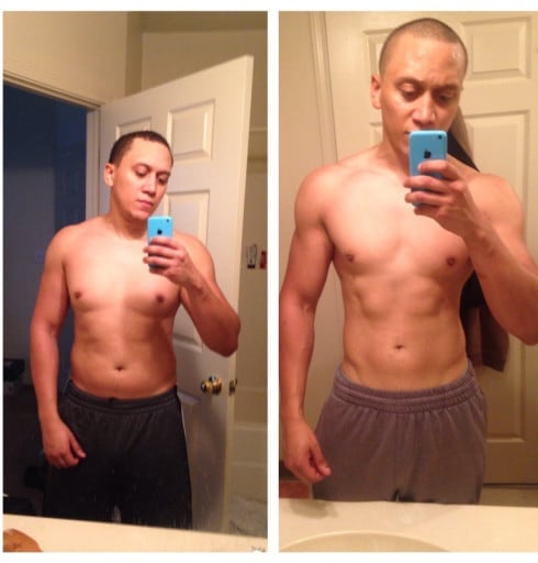 M/26/5'10 [190lbs > 158lbs > 165lbs = ~30lbs] (6 Months) On Keto and stronger than before!