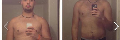 6 feet 7 Male 55 lbs Weight Loss Before and After 300 lbs to 245 lbs