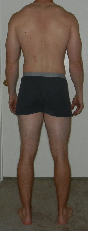 4 Pics of a 189 lbs 6 foot Male Weight Snapshot
