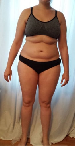 4 Photos of a 5'11 211 lbs Female Weight Snapshot