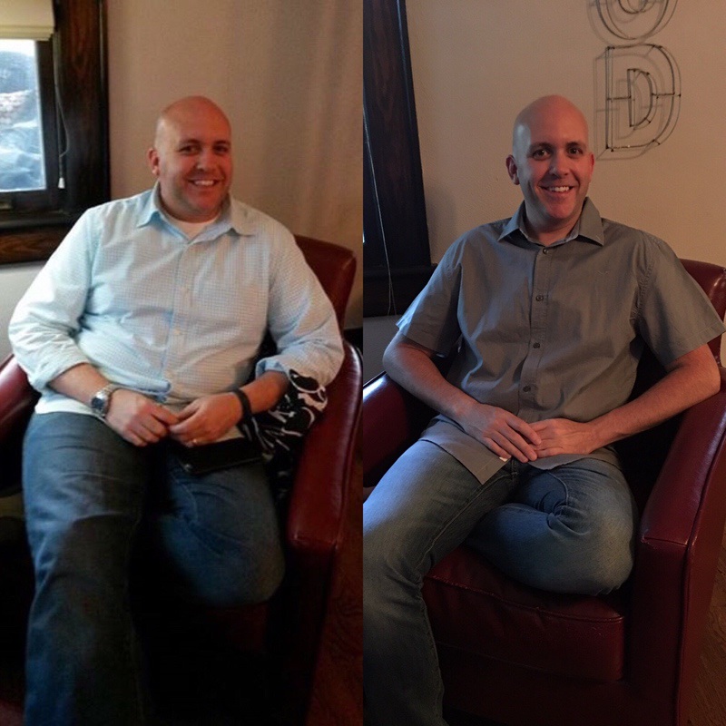 69 lbs Fat Loss Before and After 6'1 Male 256 lbs to 187 lbs