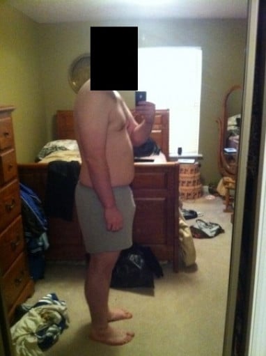 A progress pic of a 6'1" man showing a snapshot of 246 pounds at a height of 6'1