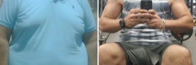 6'3 Male Progress Pics of 124 lbs Weight Loss 363 lbs to 239 lbs
