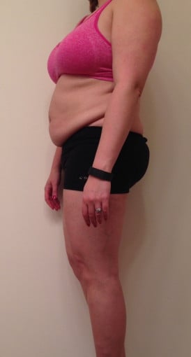3 Pictures of a 5'4 171 lbs Female Weight Snapshot