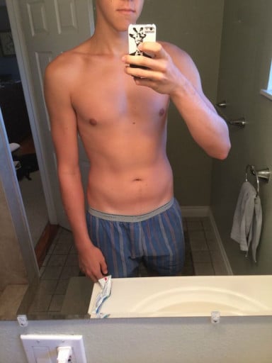 7 Pictures of a 6'6 200 lbs Male Weight Snapshot