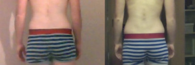 7 Photos of a 110 lbs 5'3 Male Weight Snapshot