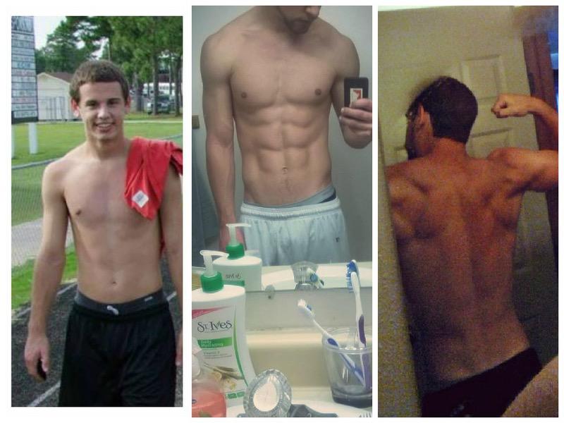 6 foot 1 Male 24 lbs Weight Gain Before and After 160 lbs to 184 lbs