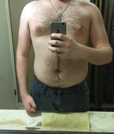 1 Pictures of a 230 lbs 6 feet 3 Male Weight Snapshot
