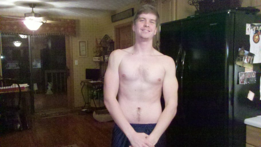 A picture of a 6'0" male showing a snapshot of 162 pounds at a height of 6'0