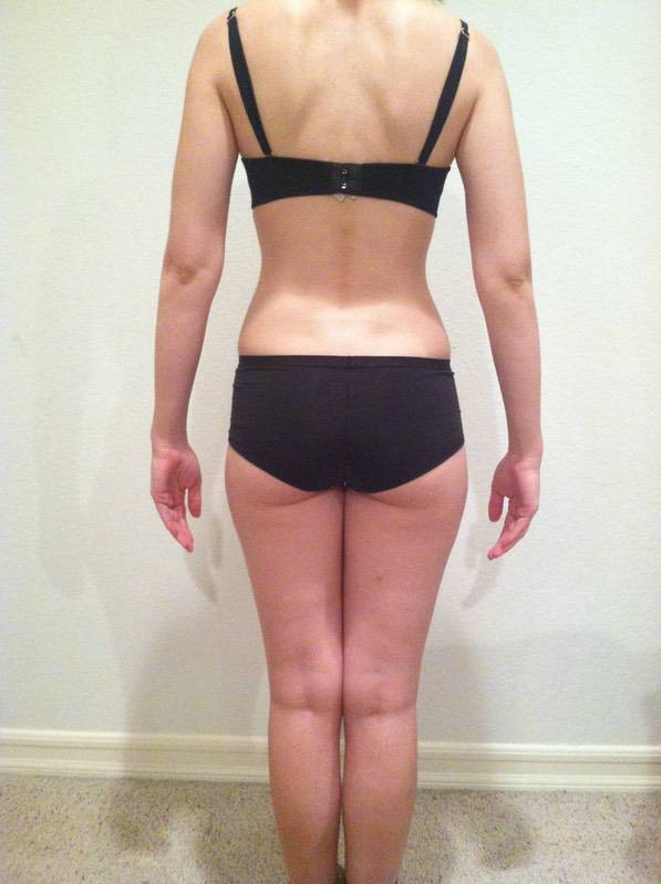 4 Photos of a 5'5 115 lbs Female Weight Snapshot