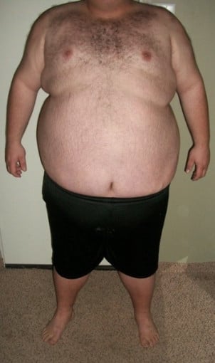A picture of a 5'10" male showing a snapshot of 415 pounds at a height of 5'10