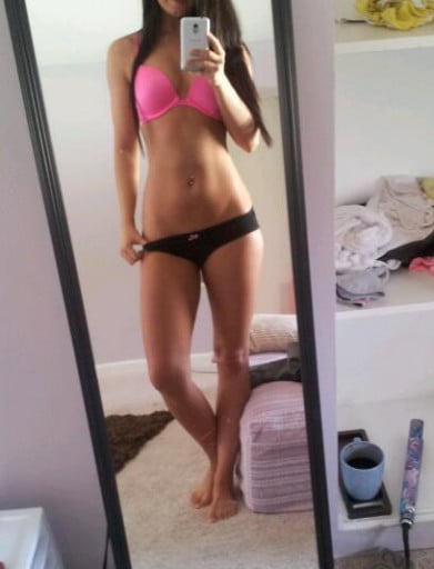 1 Photo of a 118 lbs 5 foot 2 Female Weight Snapshot