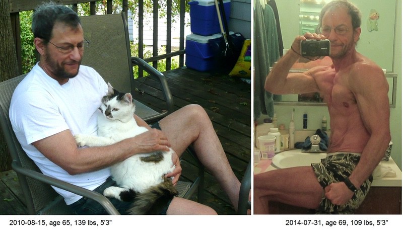 30 lbs Weight Loss Before and After 5'3 Male 139 lbs to 109 lbs