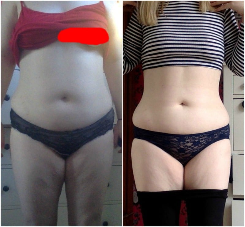 5 foot 6 Female 15 lbs Weight Loss Before and After 169 lbs to 154 lbs.