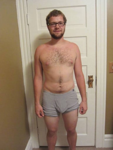 A picture of a 5'10" male showing a snapshot of 180 pounds at a height of 5'10