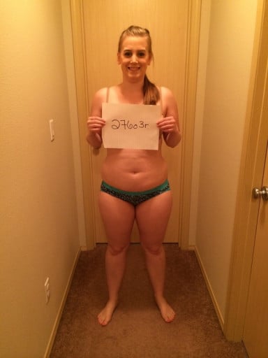 A progress pic of a 5'6" woman showing a snapshot of 178 pounds at a height of 5'6