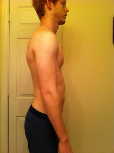 A picture of a 6'2" male showing a snapshot of 170 pounds at a height of 6'2
