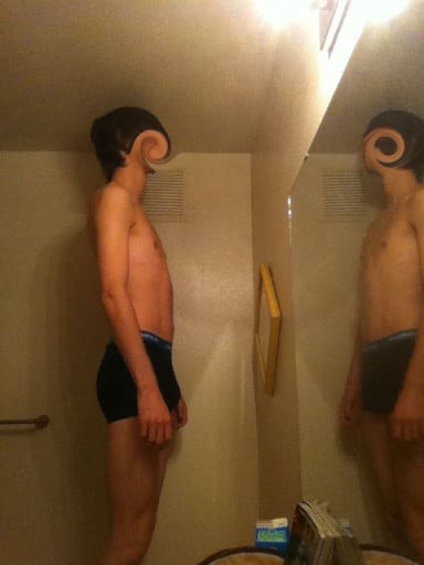 4 Pictures of a 151 lbs 6 feet 4 Male Weight Snapshot