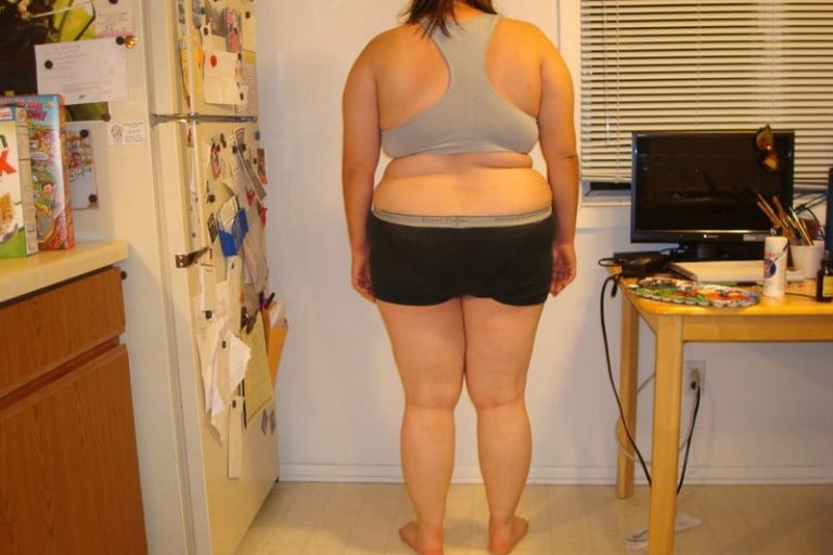 4 Pics of a 5 foot 6 242 lbs Female Weight Snapshot