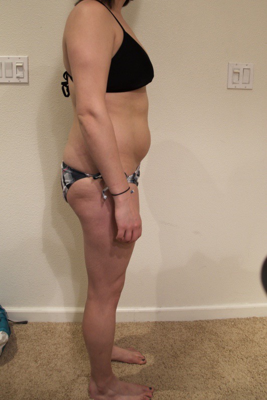 4 Photos of a 5'5 157 lbs Female Fitness Inspo