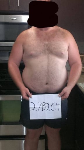 3 Pictures of a 6 foot 292 lbs Male Weight Snapshot