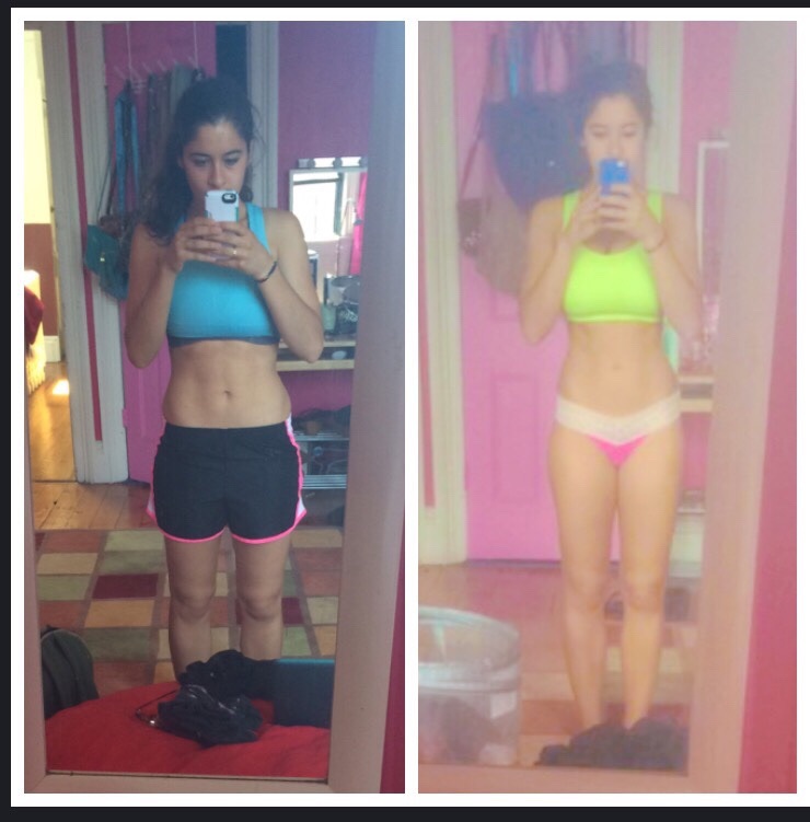 5 feet 2 Female Before and After 6 lbs Fat Loss 116 lbs to 110 lbs