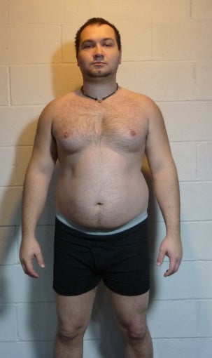 A progress pic of a 6'0" man showing a snapshot of 241 pounds at a height of 6'0