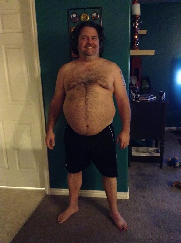 Before and After 90 lbs Weight Loss 5 foot 10 Male 280 lbs to 190 lbs