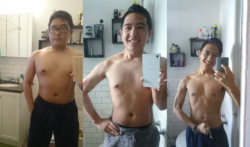 5 foot 3 Male Before and After 46 lbs Weight Loss 166 lbs to 120 lbs