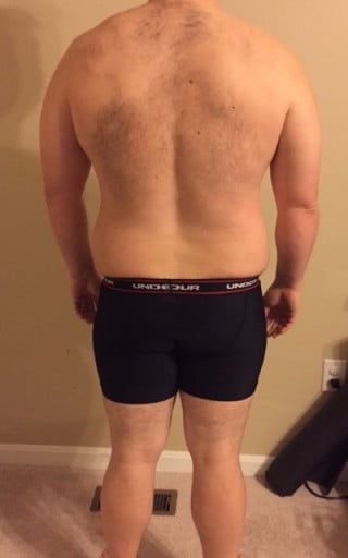 A progress pic of a 6'0" man showing a snapshot of 255 pounds at a height of 6'0