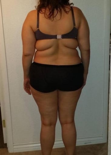 A photo of a 5'10" woman showing a snapshot of 250 pounds at a height of 5'10