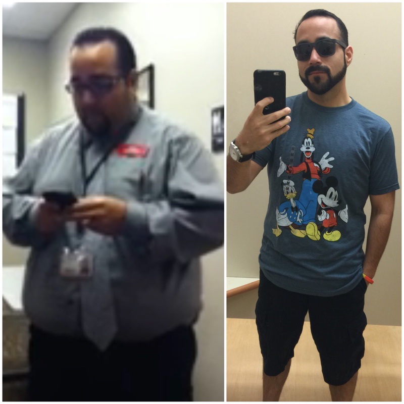 102 lbs Fat Loss 5 foot 7 Male 284 lbs to 182 lbs