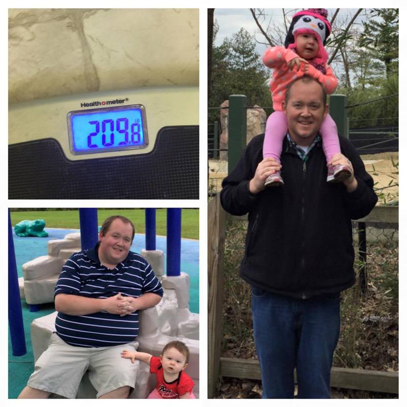 5 foot 10 Male 101 lbs Weight Loss Before and After 310 lbs to 209 lbs