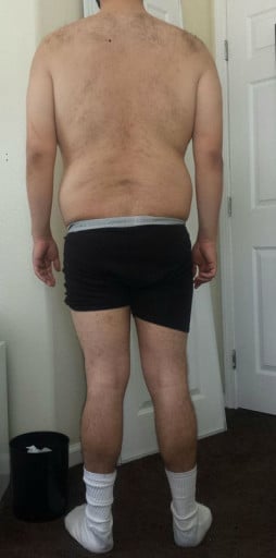 A picture of a 5'10" male showing a snapshot of 210 pounds at a height of 5'10