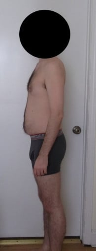 A picture of a 5'10" male showing a snapshot of 150 pounds at a height of 5'10