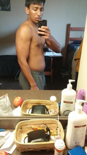 A progress pic of a 6'2" man showing a weight loss from 192 pounds to 166 pounds. A respectable loss of 26 pounds.