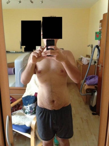 A progress pic of a 5'7" man showing a weight cut from 238 pounds to 167 pounds. A net loss of 71 pounds.