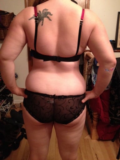 A progress pic of a 5'6" woman showing a snapshot of 186 pounds at a height of 5'6