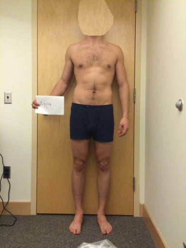 A photo of a 6'2" man showing a snapshot of 188 pounds at a height of 6'2