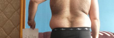 3 Photos of a 5'11 276 lbs Male Weight Snapshot