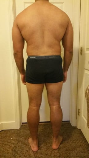 A progress pic of a 5'9" man showing a snapshot of 195 pounds at a height of 5'9