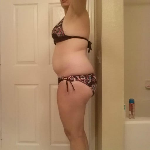 4 Pictures of a 175 lbs 5 feet 7 Female Weight Snapshot