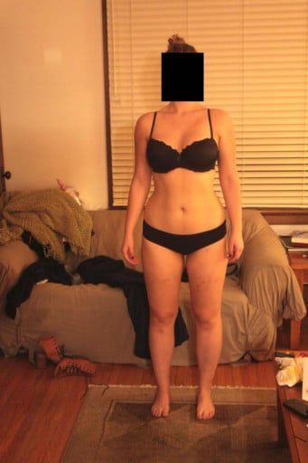 A progress pic of a 5'9" woman showing a snapshot of 192 pounds at a height of 5'9