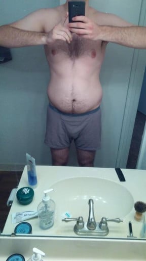 22 lbs Fat Loss 6'6 Male 247 lbs to 225 lbs