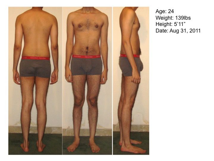 2 Photos of a 139 lbs 5'11 Male Weight Snapshot