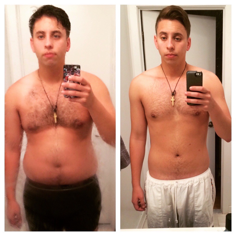 35 lbs Weight Loss Before and After 5'10 Male 205 lbs to 170 lbs