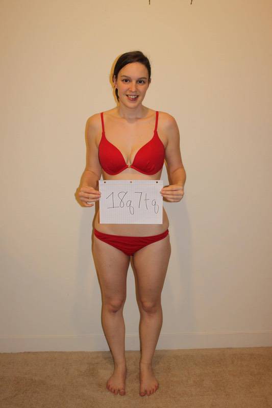 4 Photos of a 127 lbs 5'6 Female Fitness Inspo