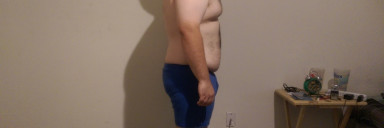 3 Pics of a 247 lbs 5 feet 7 Male Fitness Inspo